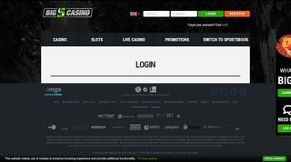 
                            10. Login - Big5Casino