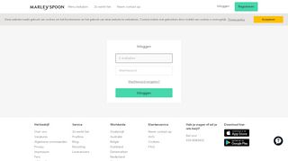 
                            3. Login bij je account｜Marley Spoon