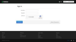 
                            2. Login | Binbox