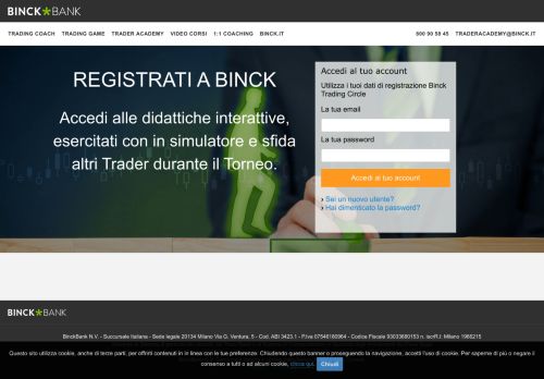 
                            4. Login - Binck Trading Circle