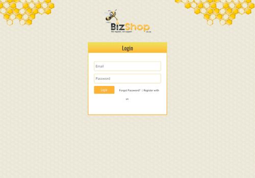 
                            2. Login - Bizshop