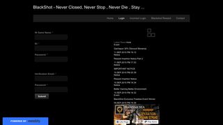 
                            3. Login - BlackShot - Never Closed, Never Stop , Never Die , ...