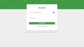 
                            3. Login | Blended