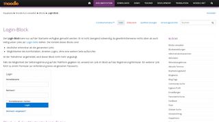 
                            2. Login-Block – MoodleDocs - Moodle.org
