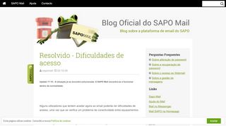 
                            9. login - Blog do SAPO Mail