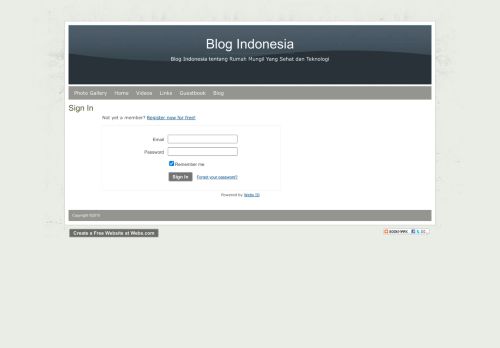 
                            9. Login - Blog Indonesia