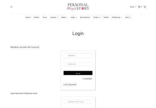 
                            10. Login | Blogger Perempuan Network