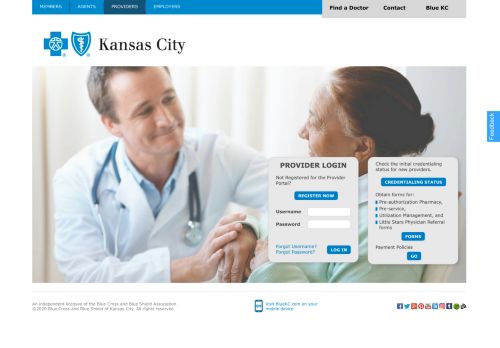 
                            12. Login - Blue Cross and Blue Shield of Kansas City