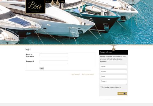 
                            13. Login - Boating Syndication Australia