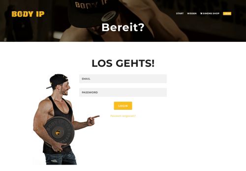 
                            1. Login - BODY IP - Dein Personal Trainer für Krafttraining und ...