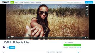 
                            10. LOGIN - Bohemia Ibiza on Vimeo