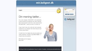 
                            2. Login - bolig:net a/s - mit.bolignet.dk