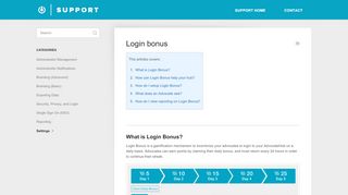 
                            12. Login bonus - AdvocateHub Knowledge Base