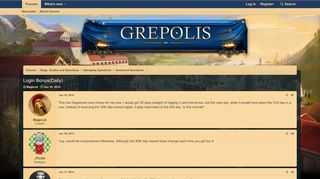 
                            6. Login Bonus(Daily) | Grepolis Forum - EN