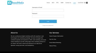 
                            3. Login – BoostMedia Services