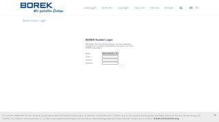 
                            13. Login - Borek media GmbH