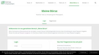 
                            1. Login - Börse München