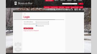 
                            9. Login - Boston Bar Association