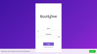 
                            1. Login - BountyHive