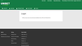 
                            7. login box - Unibet