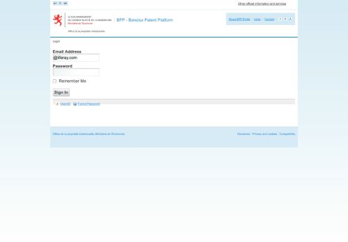 
                            8. Login - BPP Portal - Gouvernement.lu