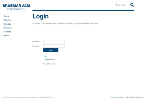 
                            13. Login | Braemar ACM