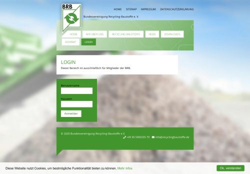 
                            10. Login | BRB - Bundesvereinigung Recycling-Baustoffe e.V.