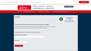 
                            1. Login - Bremen