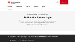 
                            9. Login - British Red Cross