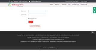 
                            4. Login - Brokerage Free