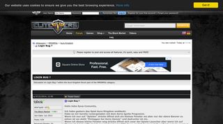 
                            8. Login Bug ? - ElitePvPers