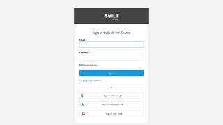 
                            8. Login | Built for Teams