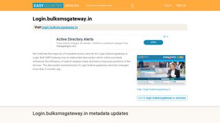 
                            5. Login Bulk SMS Gateway (Login.bulksmsgateway.in) - Bulk SMS ...