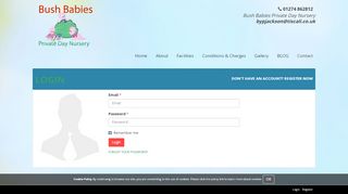 
                            10. Login - Bush Babies Private Day Nursery