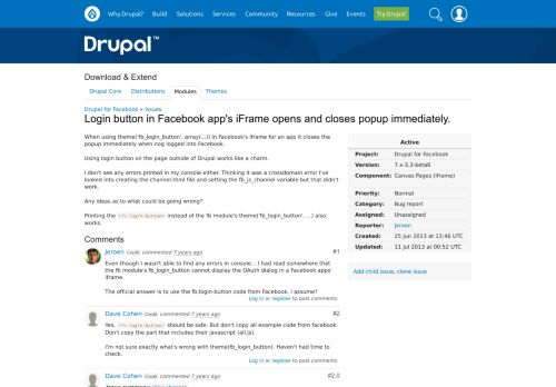 
                            8. Login button in Facebook app's iFrame opens and closes popup ...