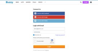 
                            2. Login - Buzzy Demo