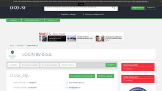 
                            4. LOGIN BV, gradbeno, inženirsko in trgovsko podjetje, d.o.o. - bizi.si