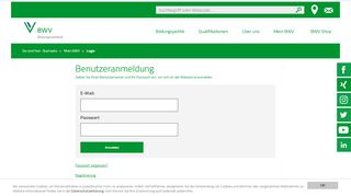 
                            3. Login - BWV Bildungsverband