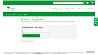 
                            2. Login - BWV Rhein-Main - BWV Bildungsverband