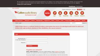 
                            6. Login - Calibre Audio Library