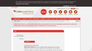 
                            7. Login - Calibre Audio Library