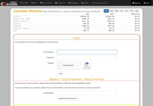 
                            11. Login - Canadian Bitcoins