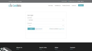 
                            5. Login - Candibots
