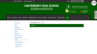 
                            11. Login - Canterbury HS