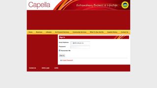 
                            12. Login - Capella Aquatic Centre