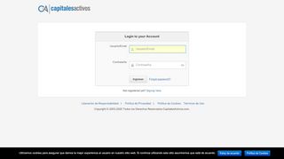 
                            1. Login - Capitales Activos