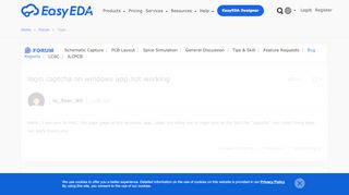 
                            13. login captcha on windows app not working - Forum - EasyEDA - An ...