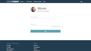 
                            1. Login - CareerFoundry