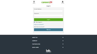 
                            1. Login - Careers24