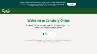 
                            3. Login - Carlsberg UK